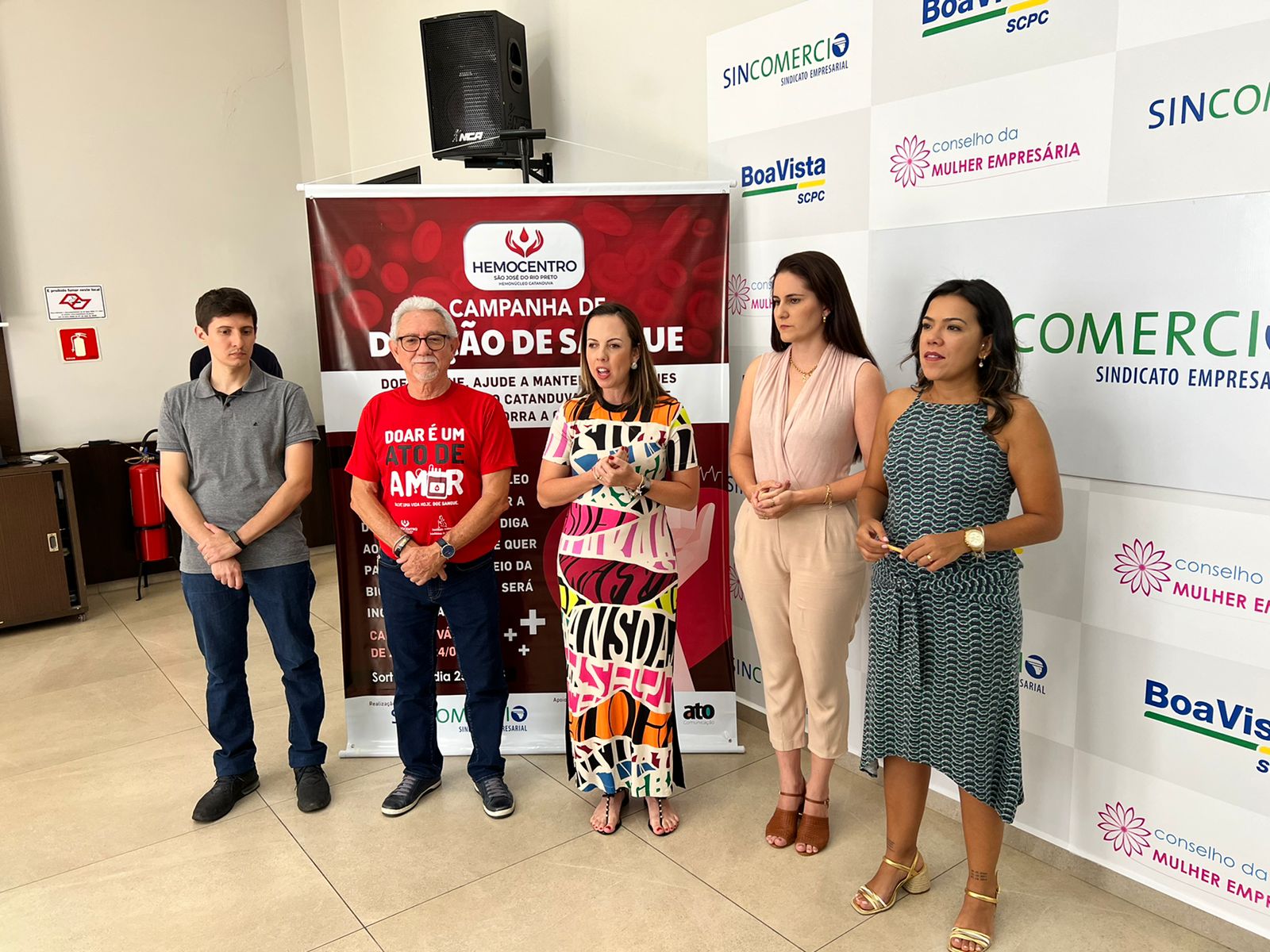 Sincomercio lança campanha de doação de sangue em prol Hemonúcleo Catanduva